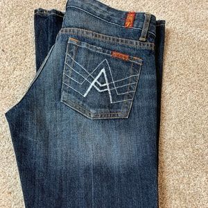 Seven For All Mankind Women's "A" Pocket Jeans 25